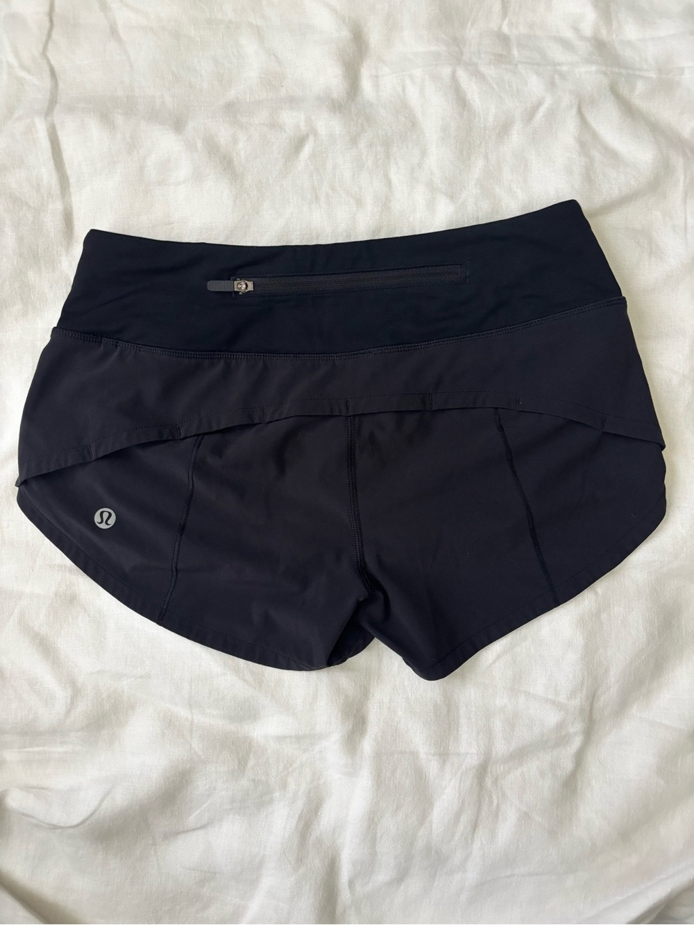 lululemon athletica Black Layered Running Shorts - Picture 2 of 8